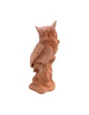 Owl on a Terracotta Trunk